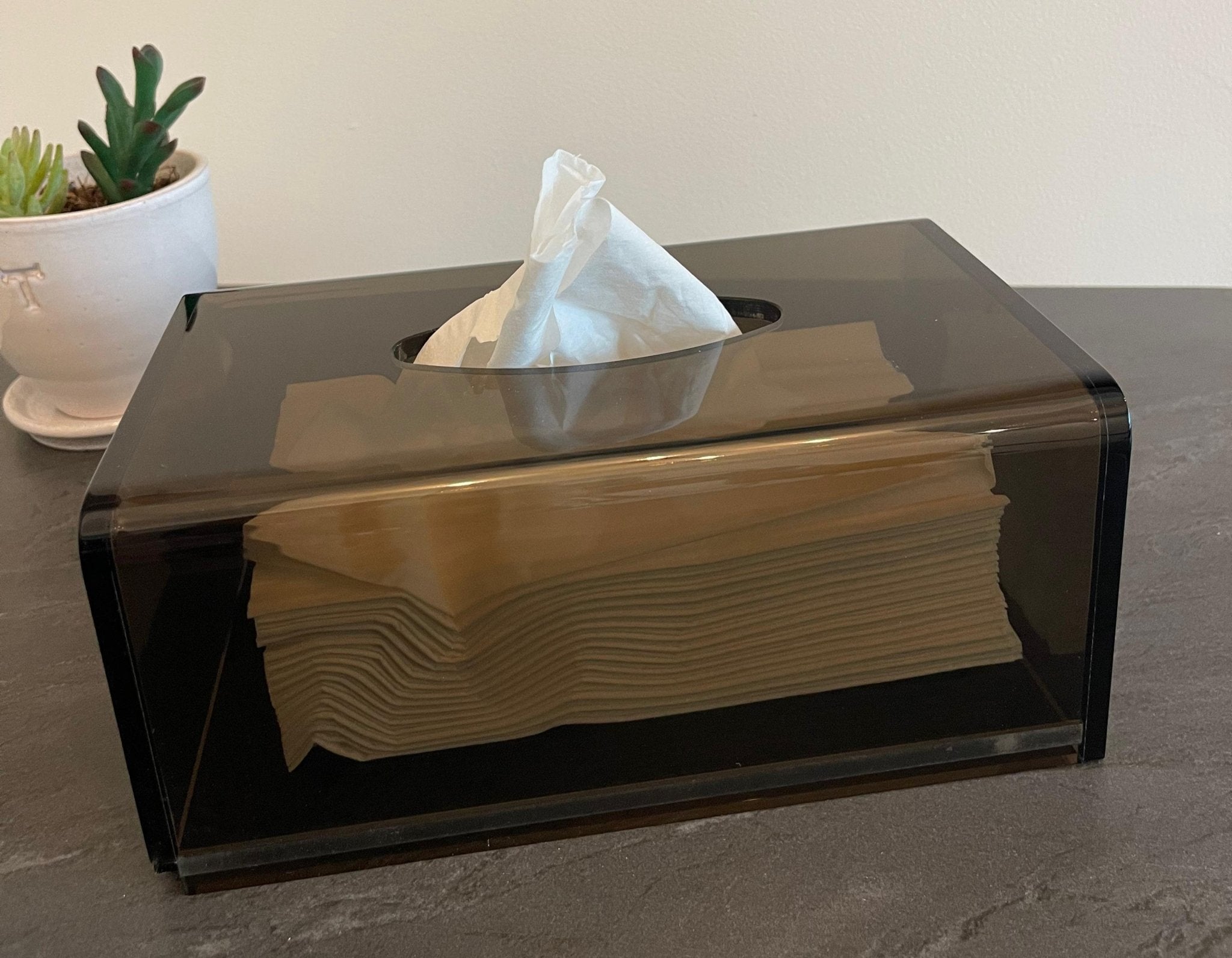 Caja de Acrílico para Pañuelos Desechables (Kleenex) - Grande - TSUË - Diseño en Acrílico