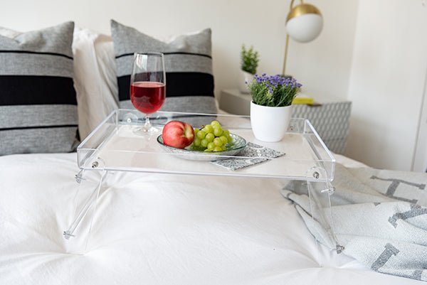 Charola Acrílico Para Cama - TSUË - Diseño en Acrílico