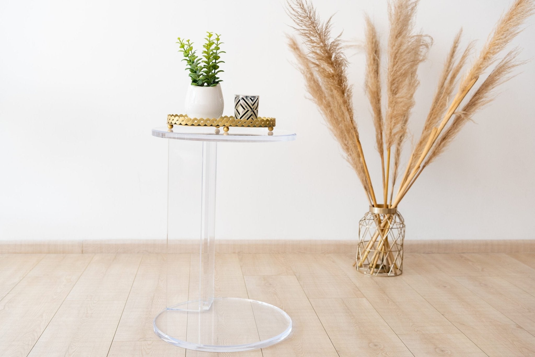 Mesa Verona Redonda Acrilico 18 mm - TSUË - Diseño en Acrílico